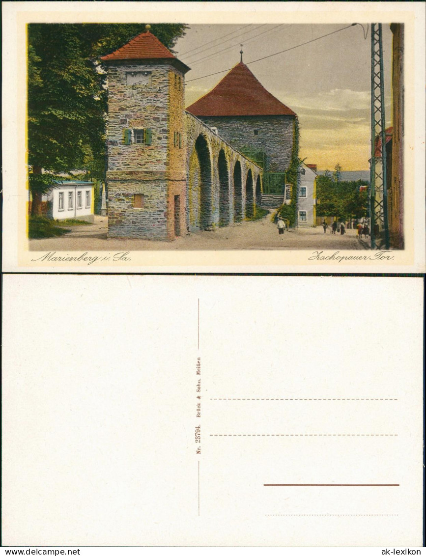 Ansichtskarte Marienberg Im Erzgebirge Zschopauer For. 1928 - Marienberg
