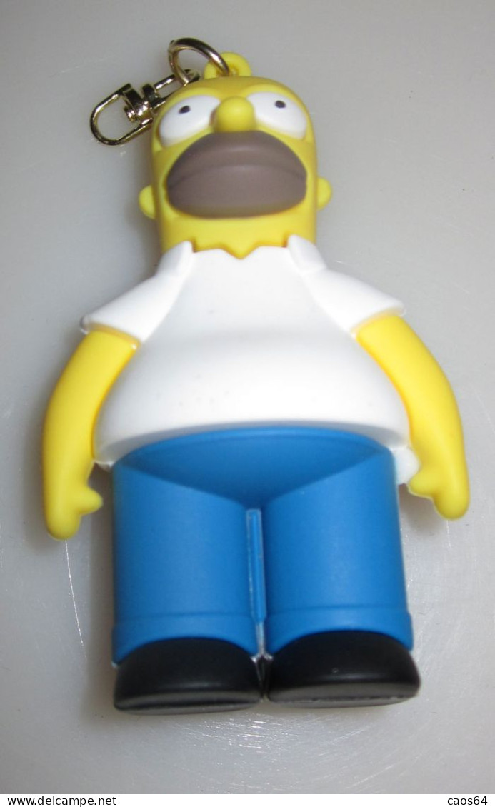 Homer Simpson H 7,5 Cm. Plastica Morbida - Simpsons