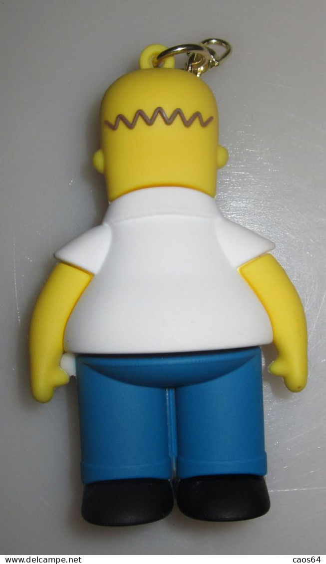 Homer Simpson H 7,5 Cm. Plastica Morbida - Simpsons