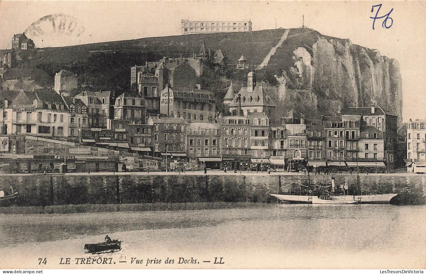 FRANCE - Le Tréport - Vue Générale Prise Des Docks - L L - Carte Postale Ancienne - Le Treport