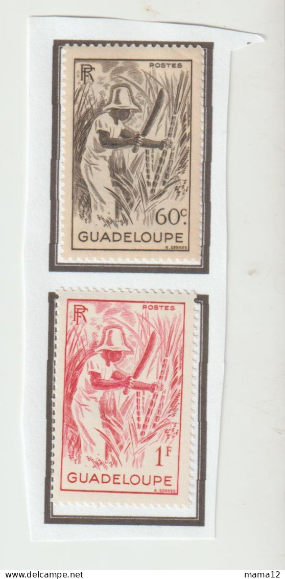 FRANCE - Ex Colonies - GUADELOUPE - YT - TP N° 119-180-192-197-199-200-201   - 10% De La Cote - Gebraucht