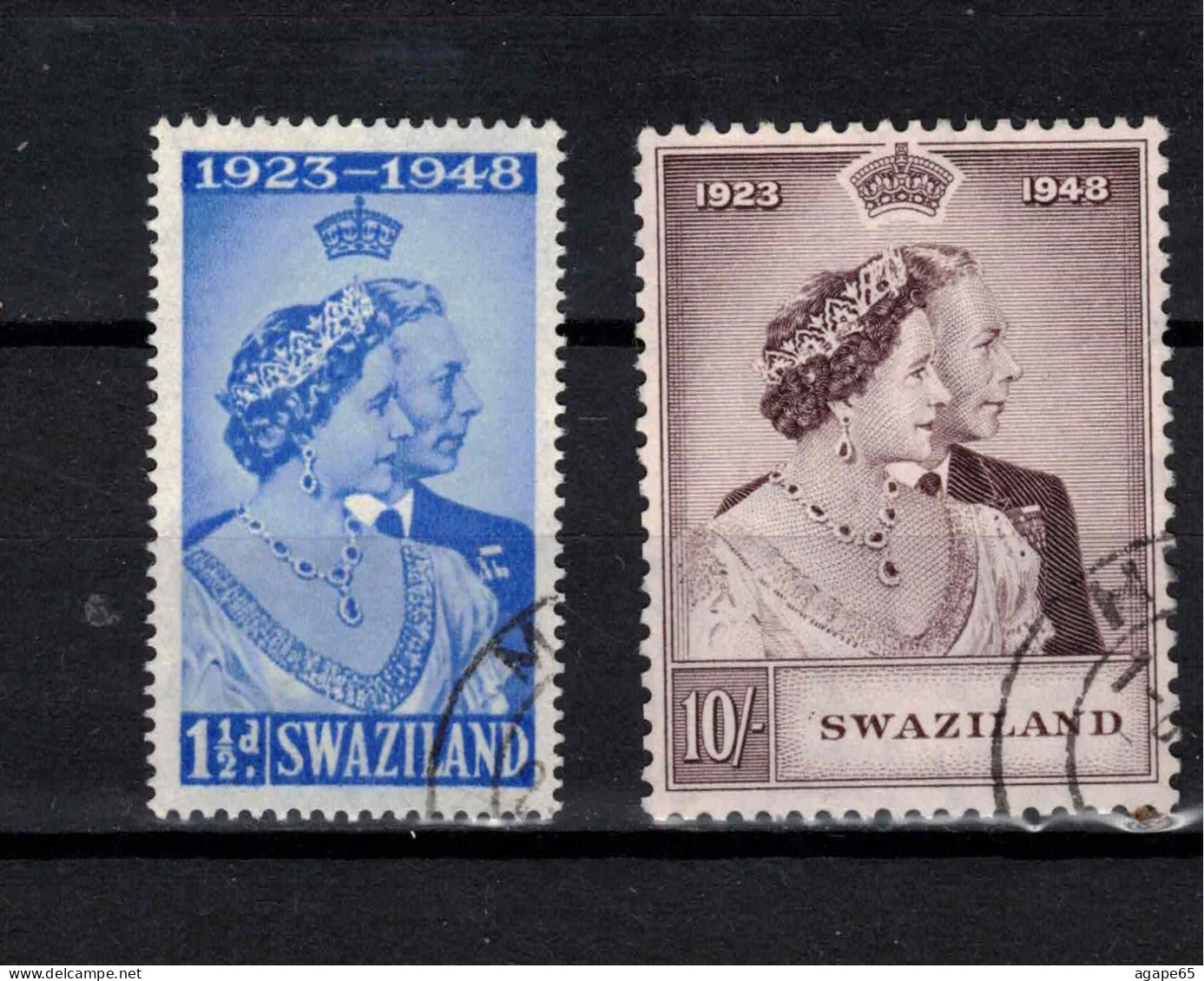 Swaziland 1948 Royal Wedding Set - Swasiland (...-1967)