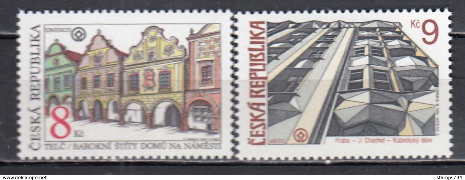 Czech Rep. 1994 - Beautiful Homeland, Mi-Nr. 39/40, MNH** - Ungebraucht
