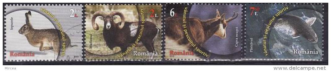 C2005 - Roumanie 2013 - Faune 4v. Obliteres - Used Stamps