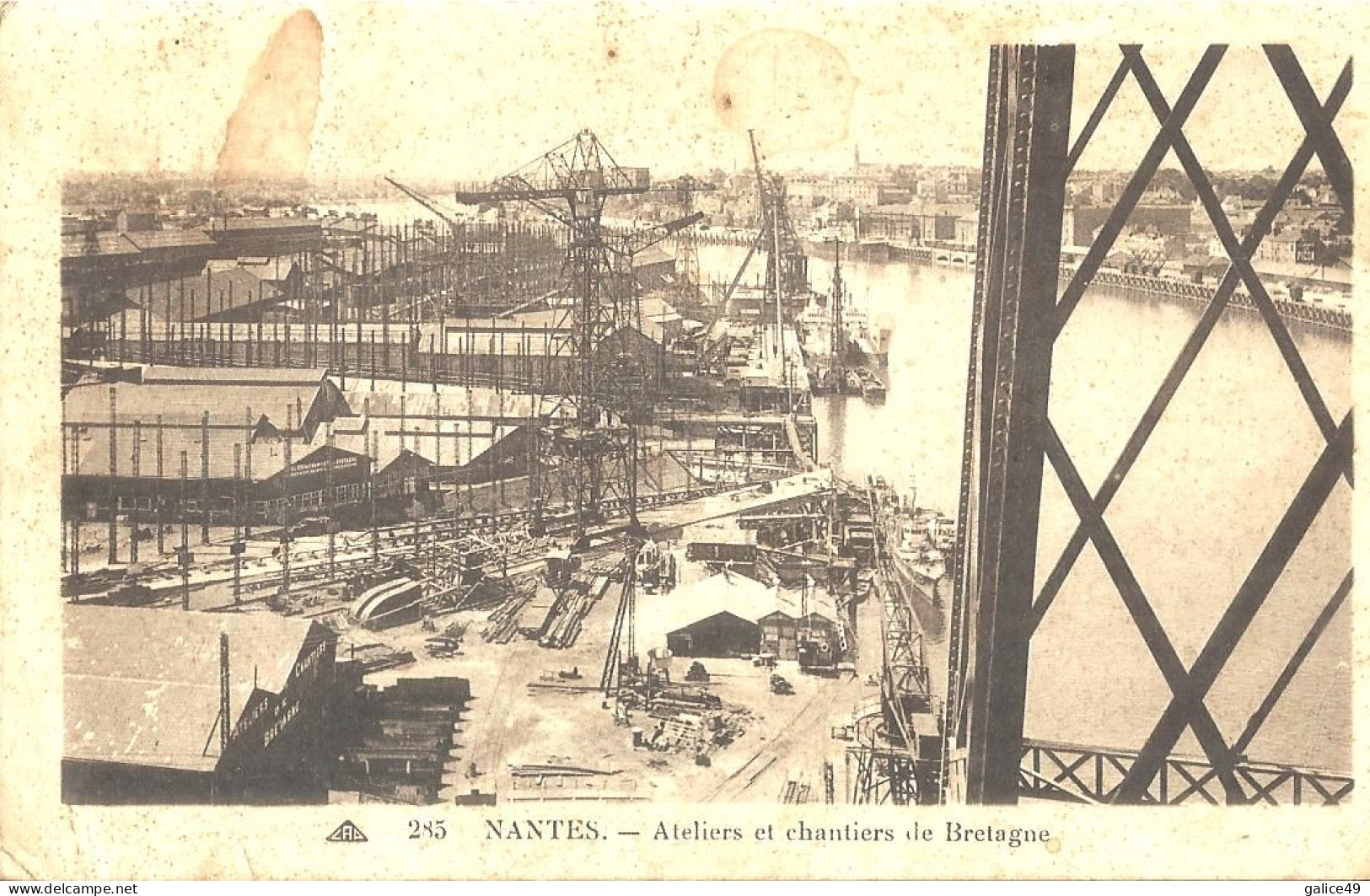 8109 CPA Nantes - Ateliers Et Chantiers De Bretagne - Otros & Sin Clasificación