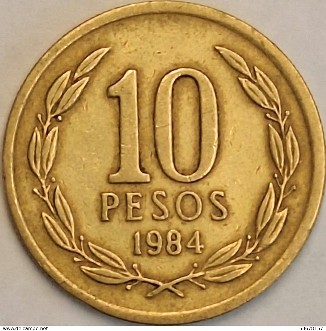 Chile - 10 Pesos 1984, KM# 218.1 (#3439) - Chili