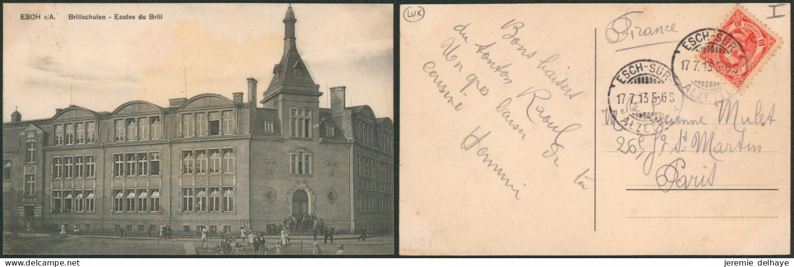 Carte Postale - Esch-sur-Alzette : écoles Du Brill - Esch-Alzette