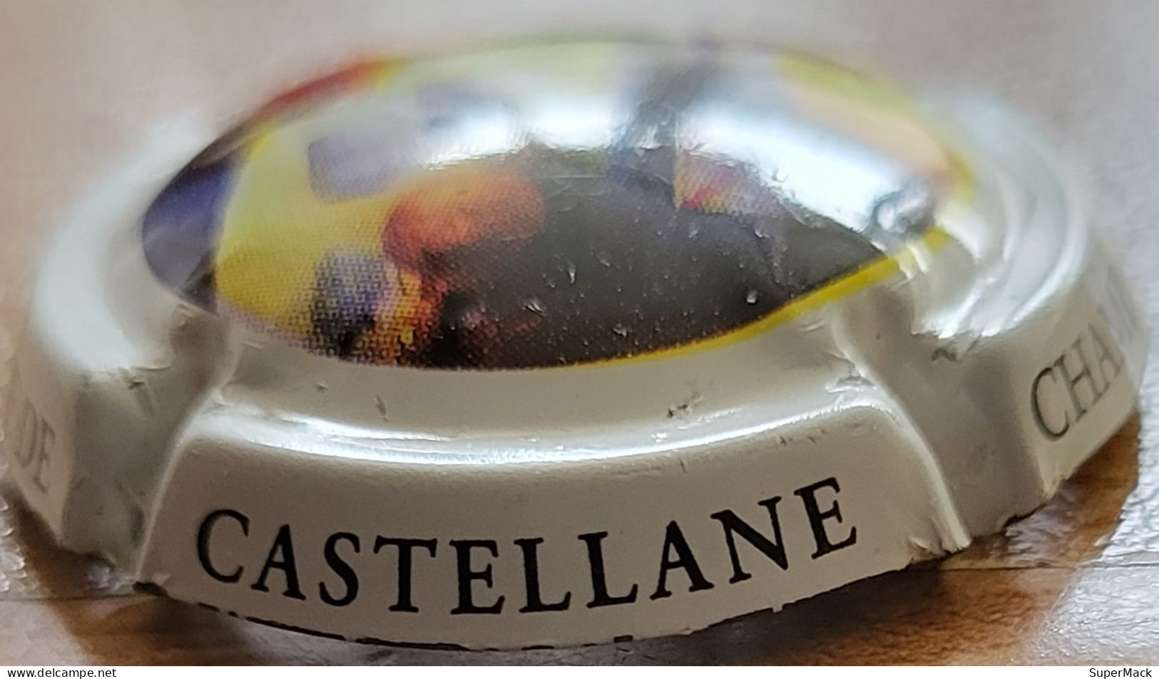 Capsule Champagne DE CASTELLANE Série 17 Ecriture Sur Contour, Blanc, N°088i - De Castellane