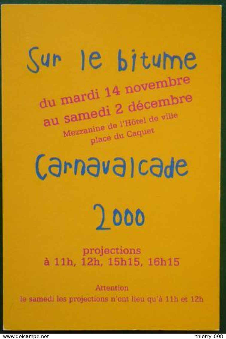 542 Carte Com Sur Le Bitume Carnavalcade Saint Denis - Carnavales