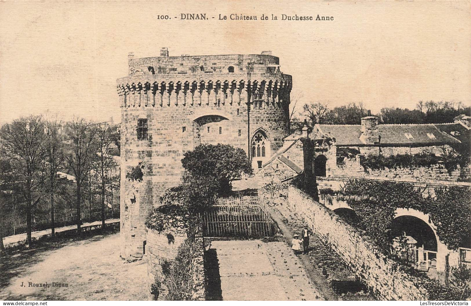 FRANCE - Dinan - Vue Sur Le Château De La Duchesse Anne - Carte Postale Ancienne - Dinan