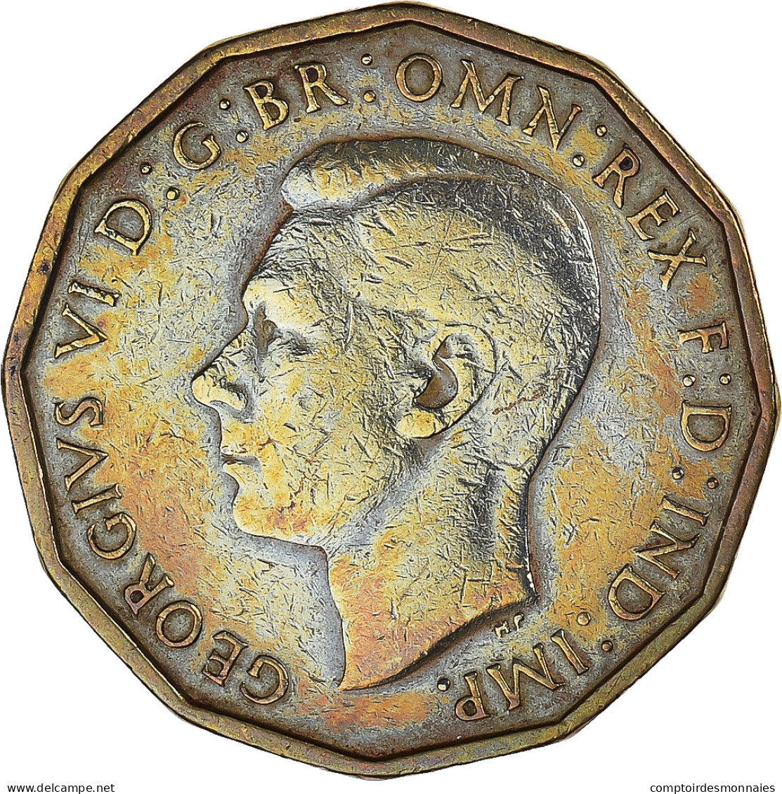 Monnaie, Grande-Bretagne, 3 Pence, 1939 - F. 3 Pence