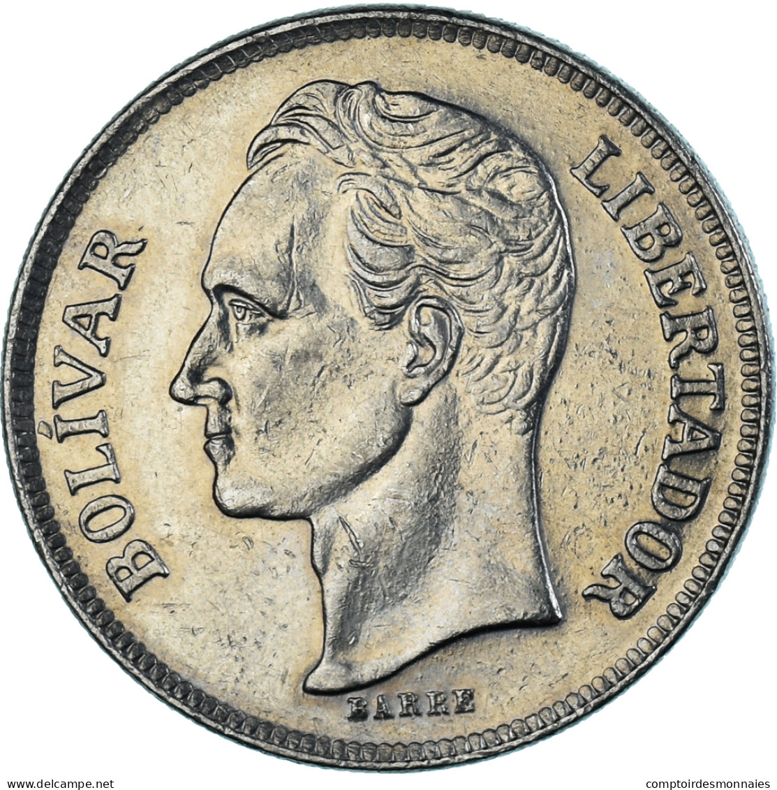 Monnaie, Venezuela, 5 Bolivares, 1977, SPL, Nickel, KM:53.1 - Venezuela