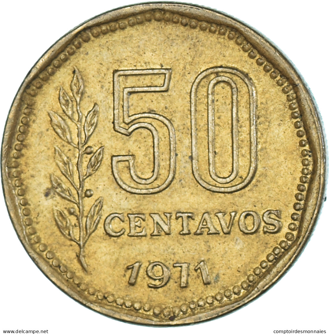 Monnaie, Argentine, 50 Centavos, 1971 - Argentina