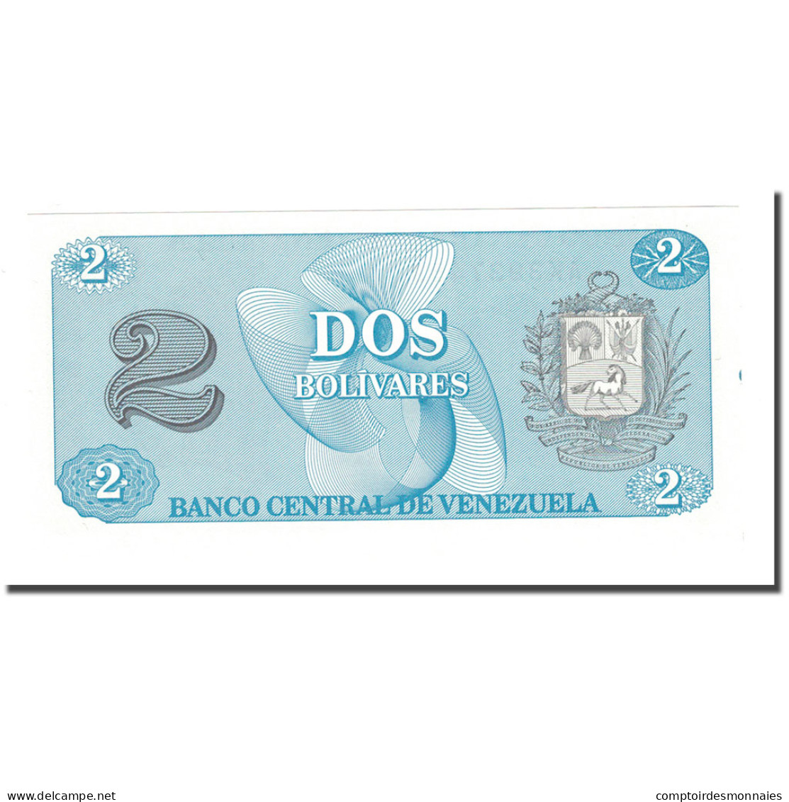 Billet, Venezuela, 2 Bolivares, 1989, 1989-10-05, KM:69, NEUF - Venezuela