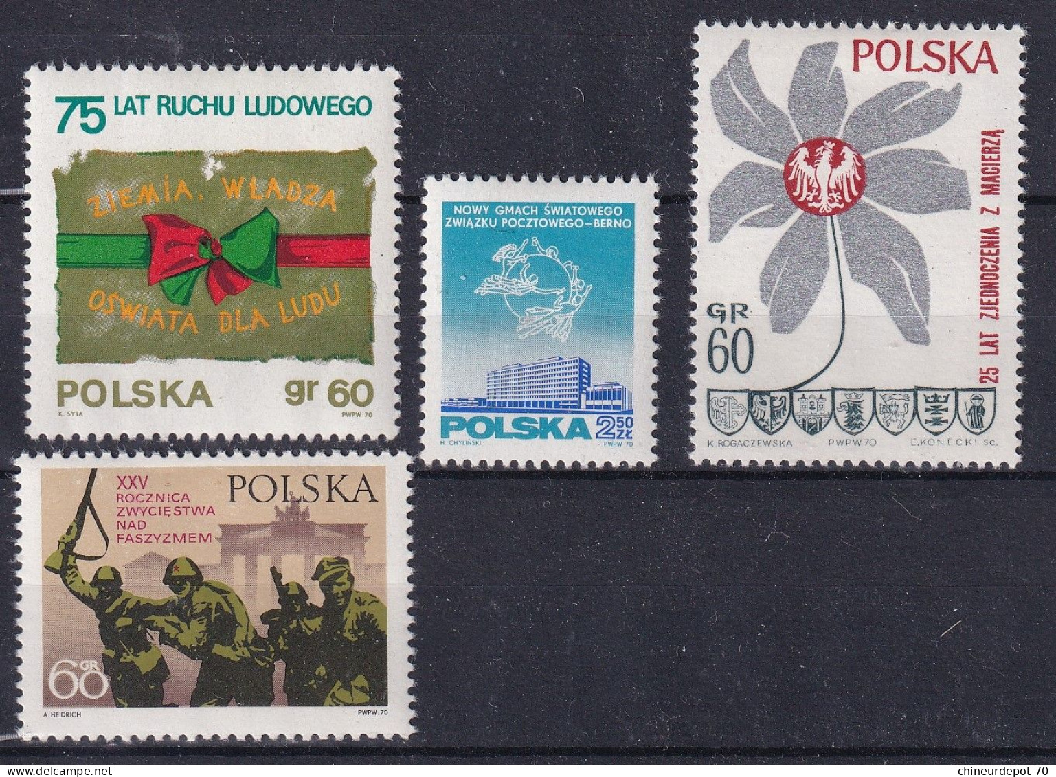 Petit Lot De Timbres Polonais Polska Pologne Voir 10 Photos  Neufs Avec Charnières * - Verzamelingen