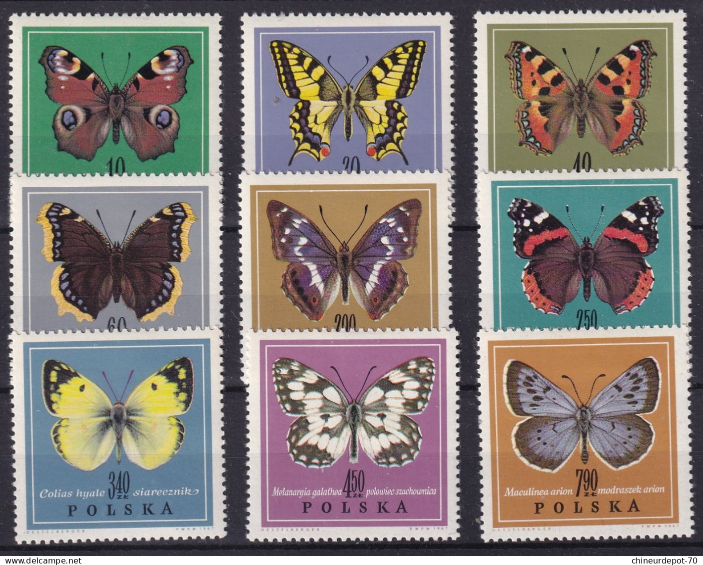 petit lot de timbres polonais polska pologne voir 10 photos  neufs avec charnières *