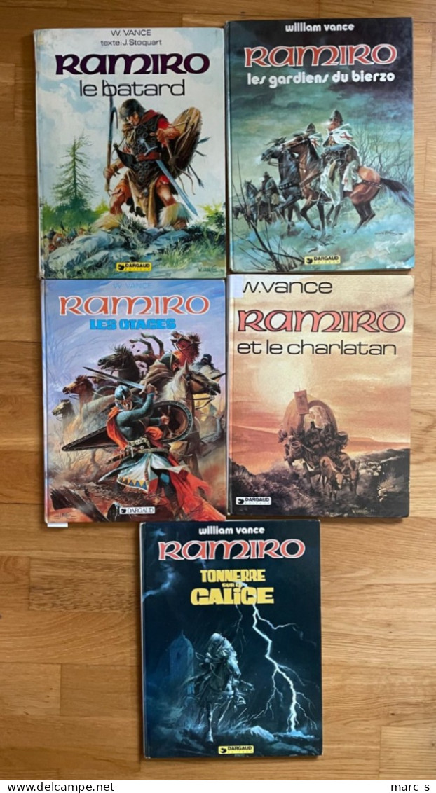 RAMIRO - WILLIAM VANCE - J. STOQUART - Lot De 5 BD - EDITIONS ORIGINALES - Lire Descriptif - Lots De Plusieurs BD