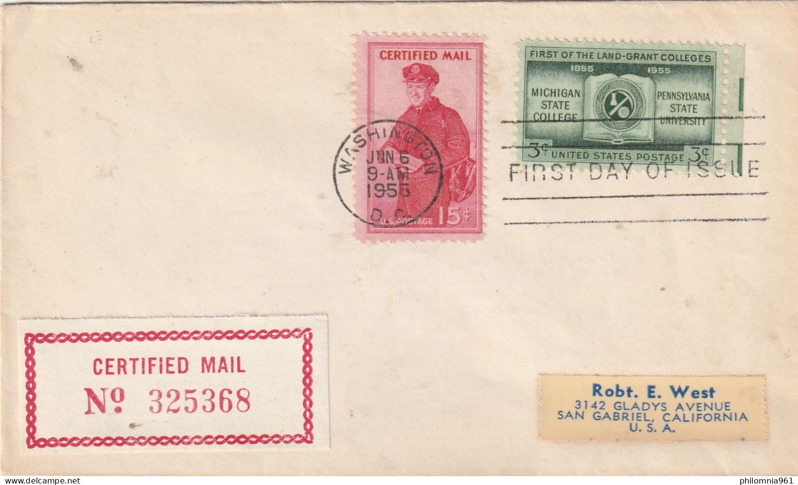 USA COVER 1955 - Other & Unclassified