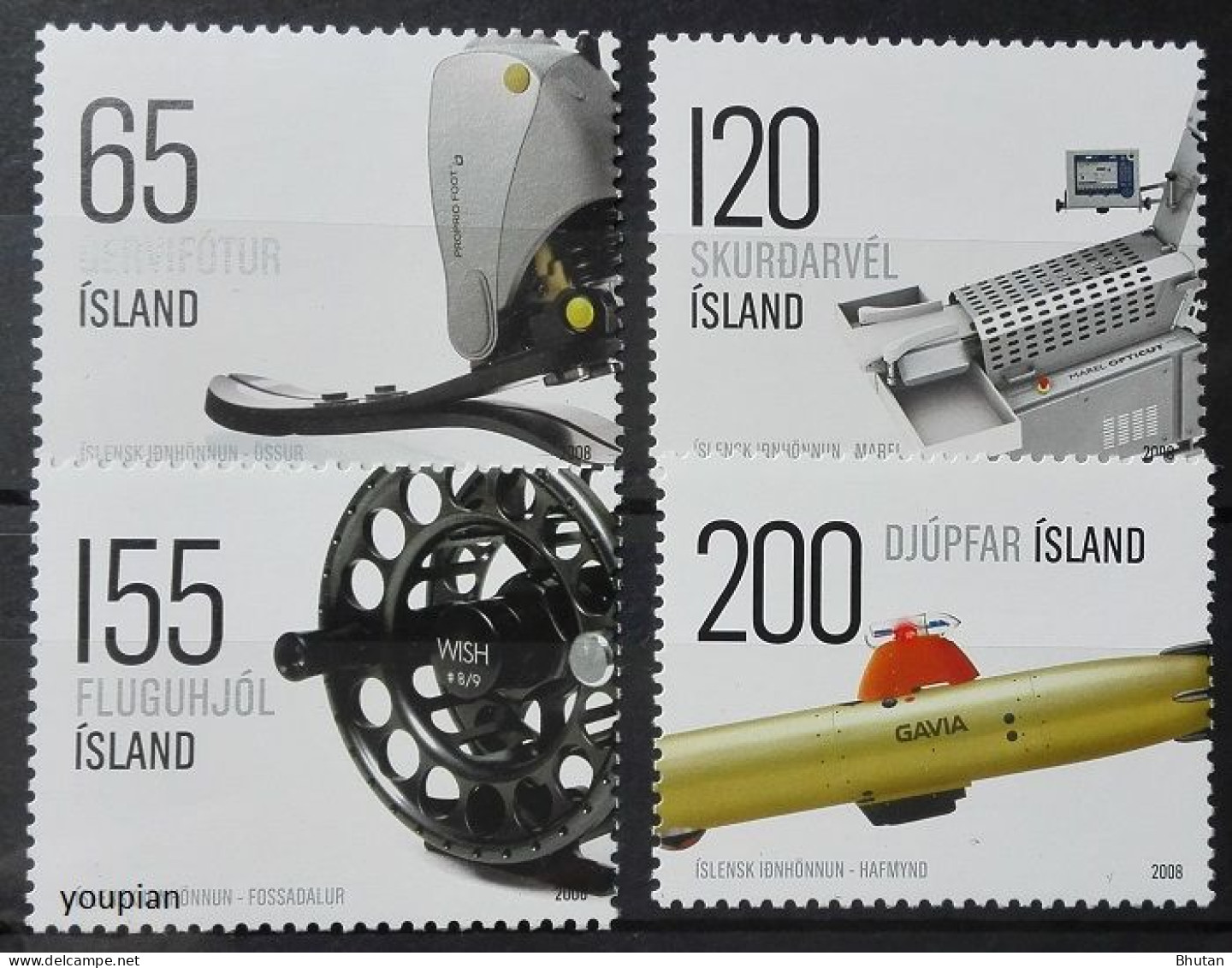 Iceland 2008, Industrial Design, MNH Stamps Set - Unused Stamps