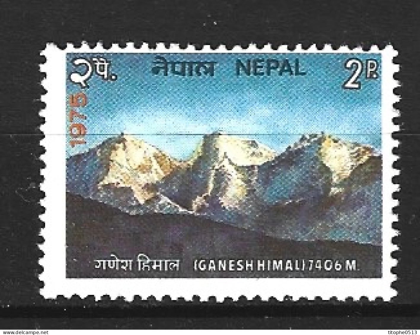 NEPAL. N°298 De 1975. Montagne. - Berge