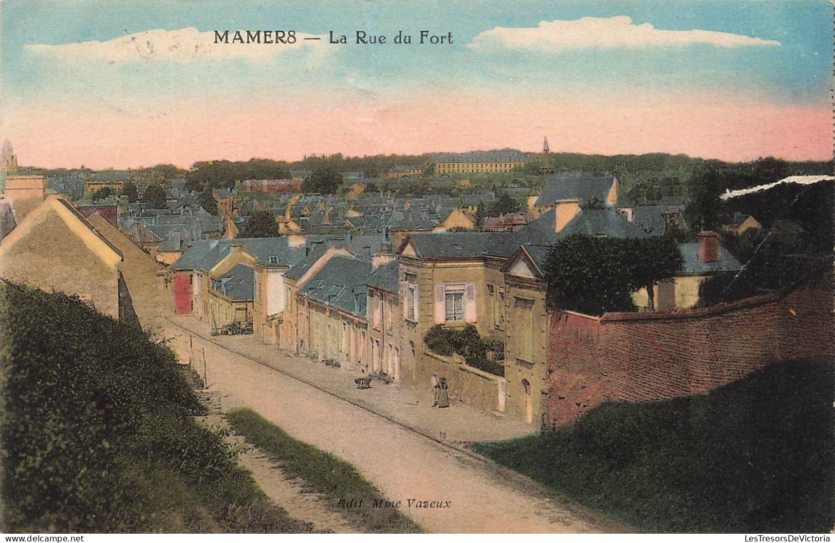 FRANCE - Mamers - Vue Sur La Rue Du Fort - Colorisé - Carte Postale Ancienne - Mamers