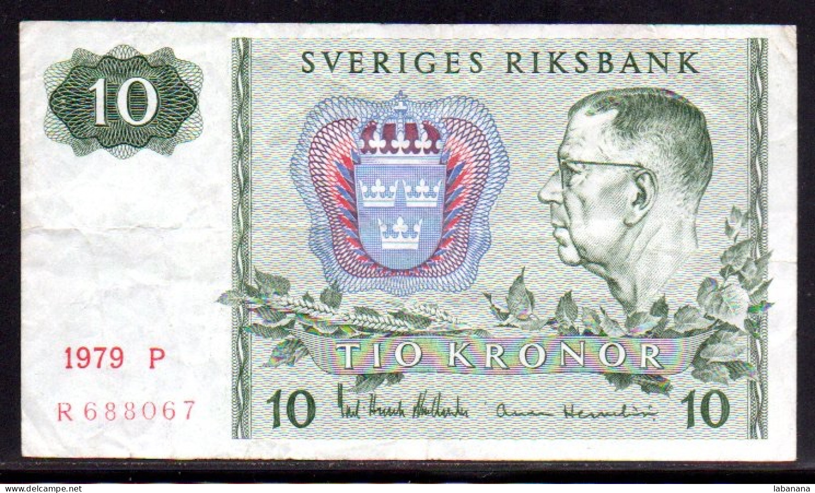 509-Suède 10 Kronor 1979P R688 - Suède