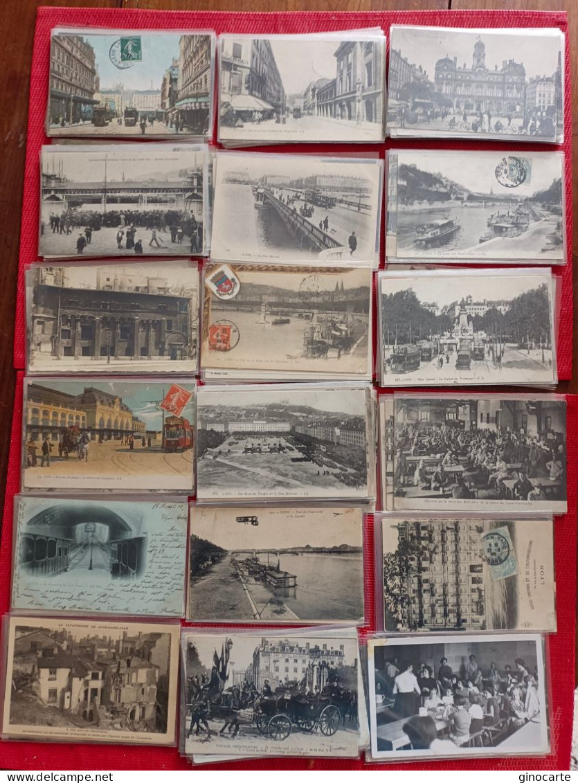 Lot De 131 Petite Cpa Lyon Pas D'architecture Ni Cathedrale - 100 - 499 Cartes