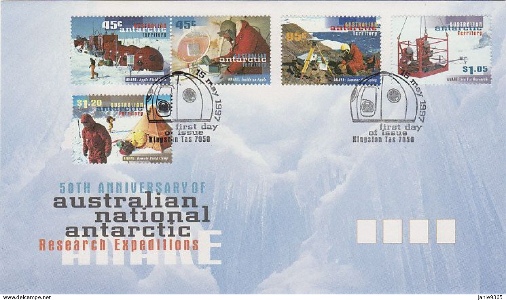 Australian Antarctic Territory 1997 Research Expedition FDC - FDC