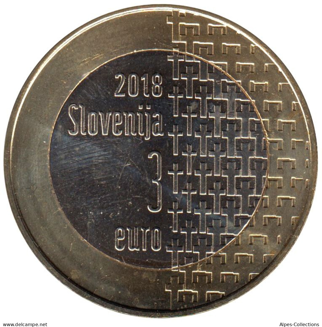 SVX00318.1 - SLOVENIE - 3 Euros Centenaire De La Fin De La Guerre 14-18 - 2018 - Slowenien