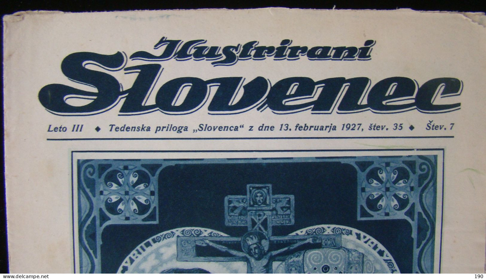 Newspaper Priloga Ilustrirani Slovenec, Sveta Brata Ciril In Metod - Slavische Talen