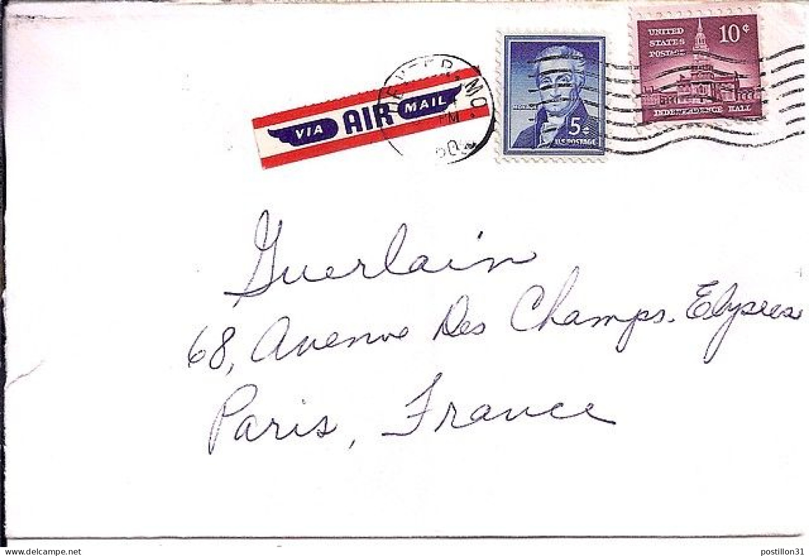 USA N° 590/615 S/L.DE DENVER/4.5.60 POUR LA FRANCE - Storia Postale