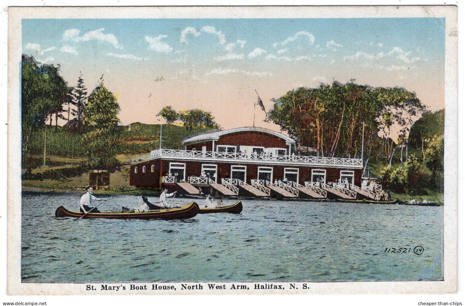 HALIFAX - St. Mary's Boat House, North West Arm - Valentine 112,521 - Halifax