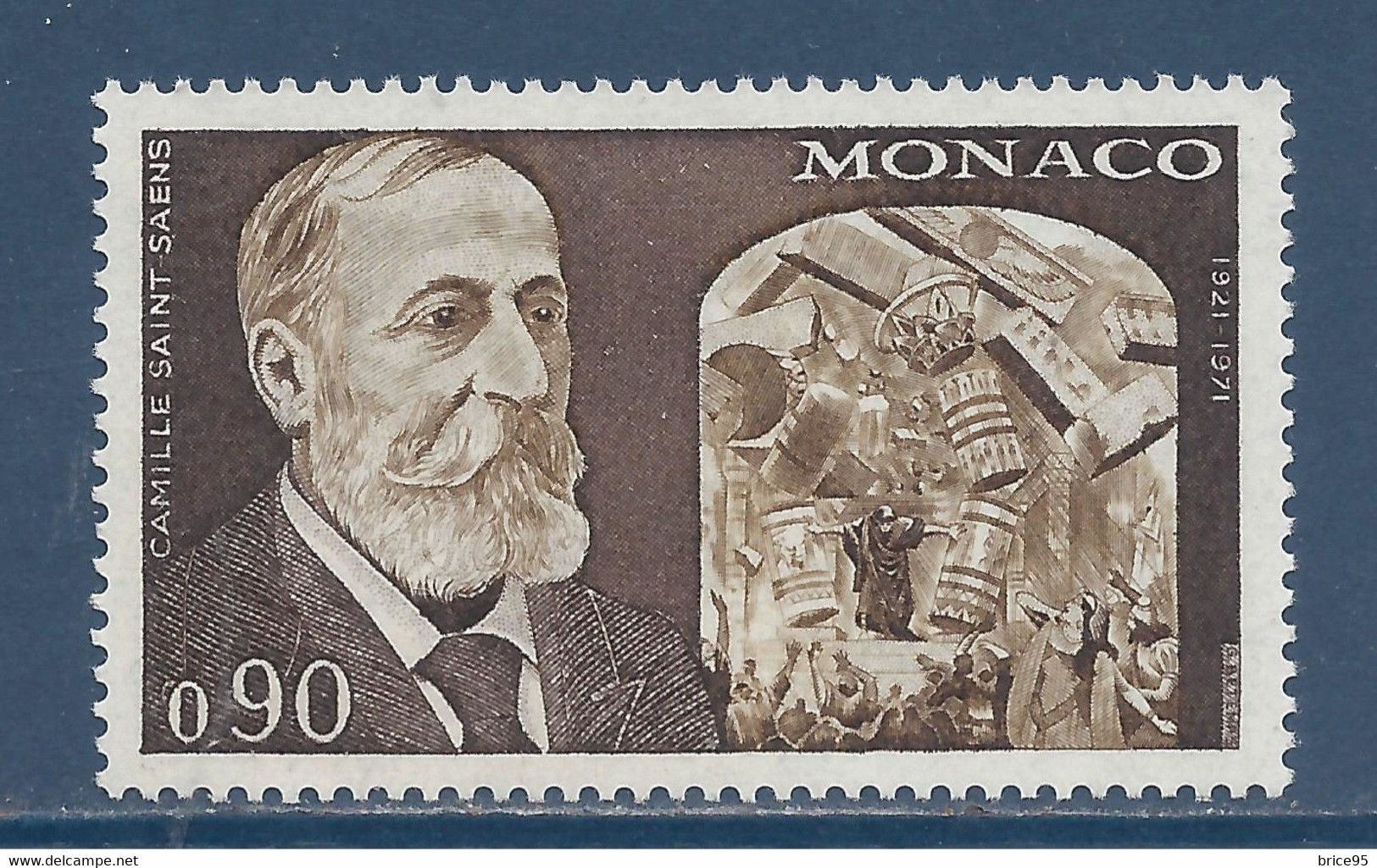 Monaco - YT N° 869 ** - Neuf Sans Charnière - 1972 - Unused Stamps