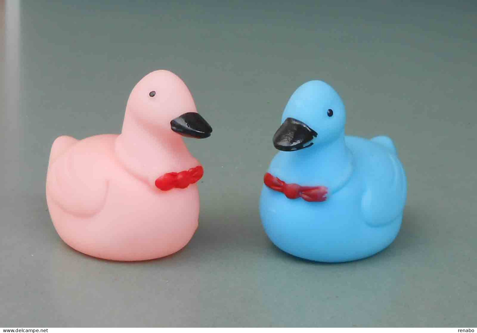 Coppia Di Papere, Pair Of Ducks; Rubber, Gomma, Never Used; Temperamatite, Pencil-Sharpener, Taille Crayon, Anspitzer. - Birds - Ducks