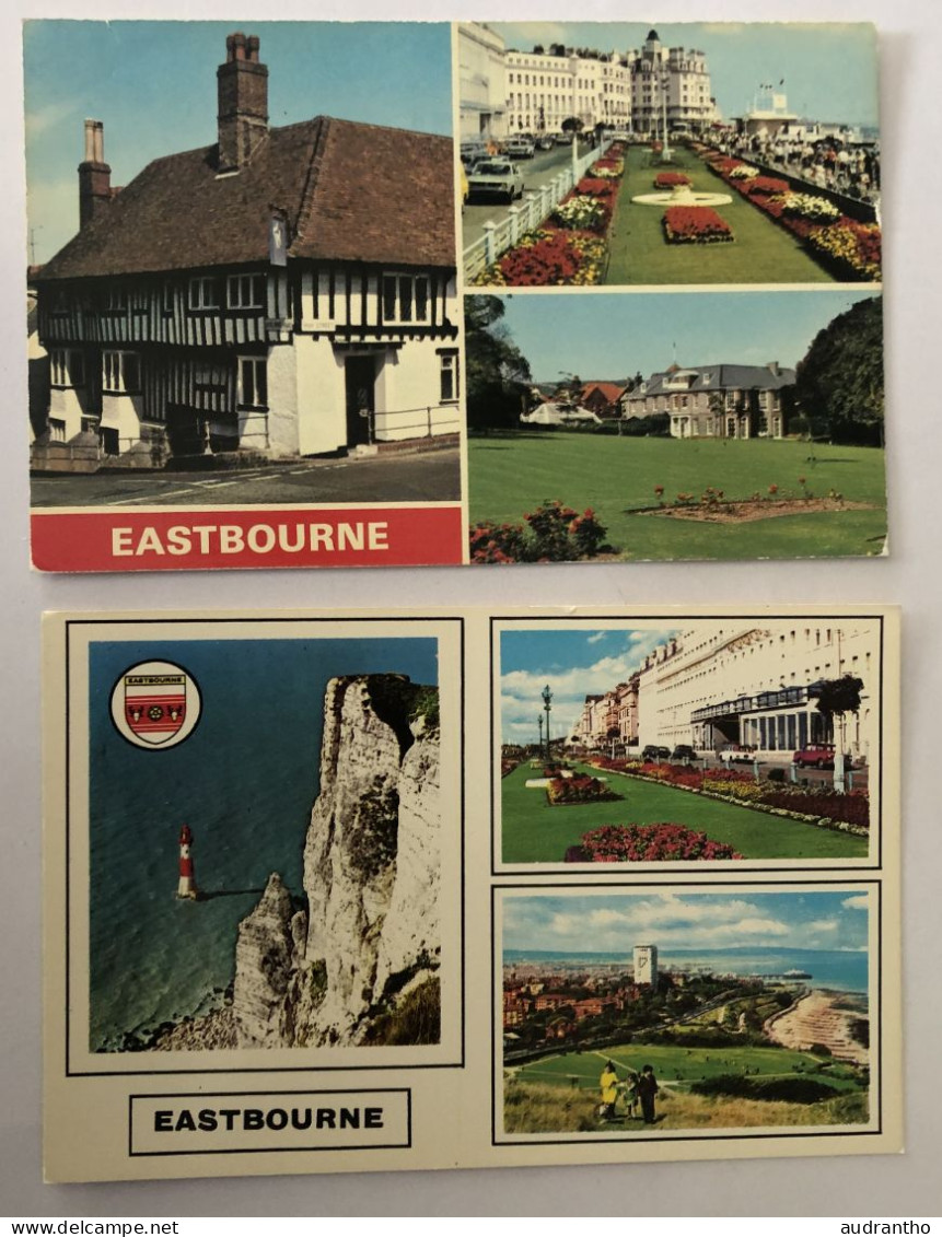 2 Carte Postale EASTBOURNE - Multivues - Eastbourne