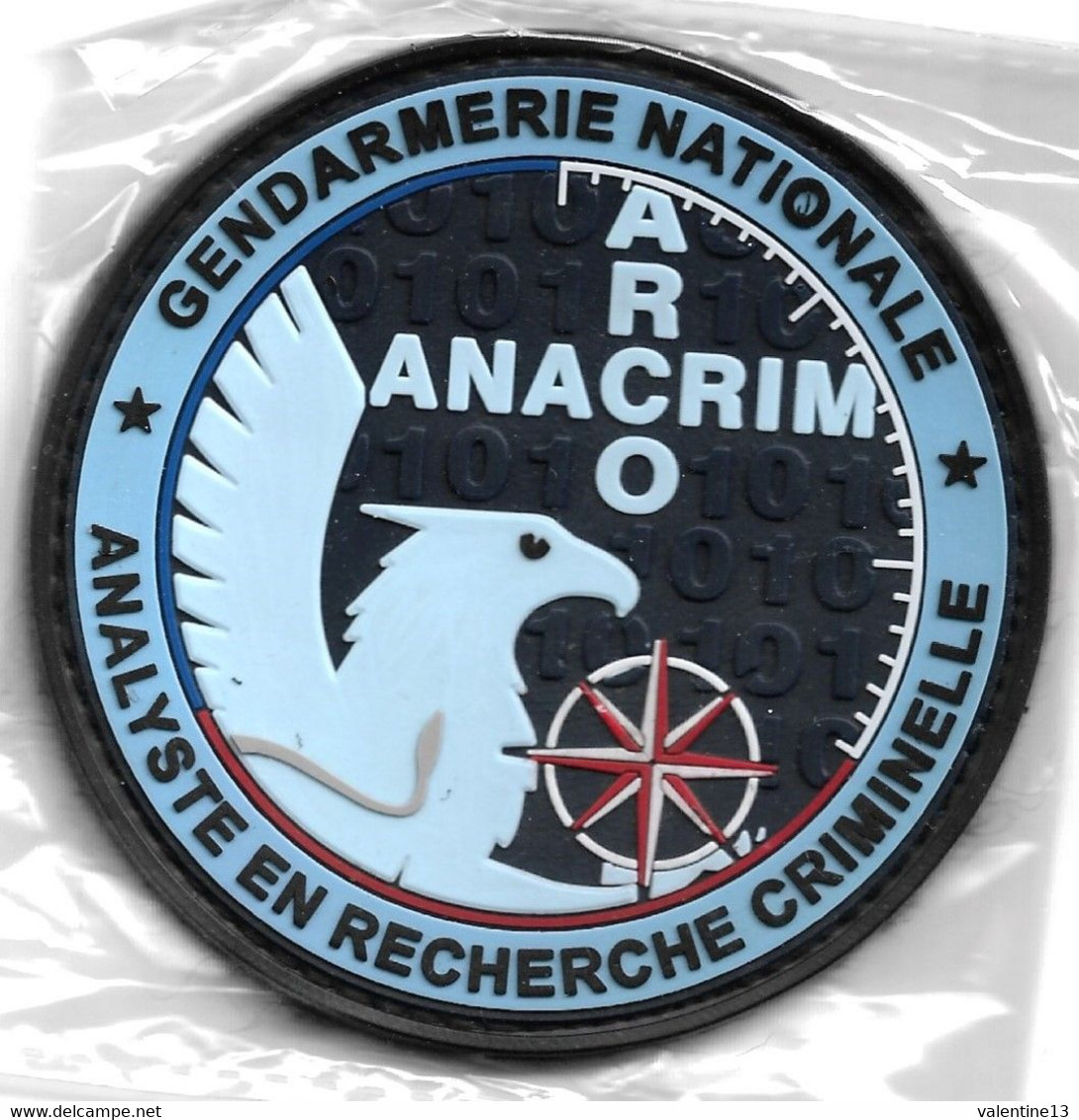 Ecusson PVC GENDARMERIE NATIONALE ANACRIM - Police