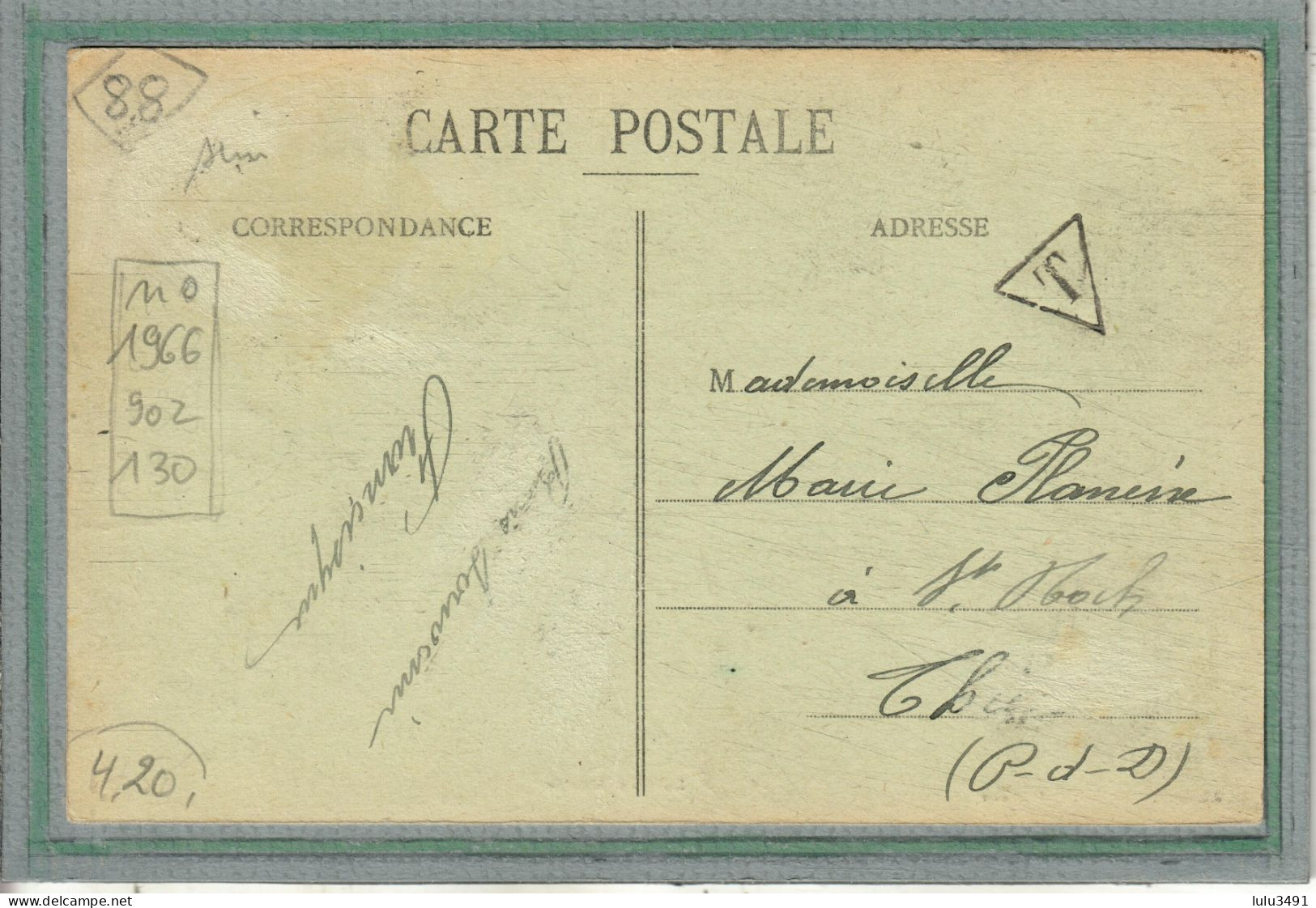CPA - CORCIEUX (88) - Aspect Du Café André Et De La Rue Henry En 1917 - Ad. Weick - Corcieux