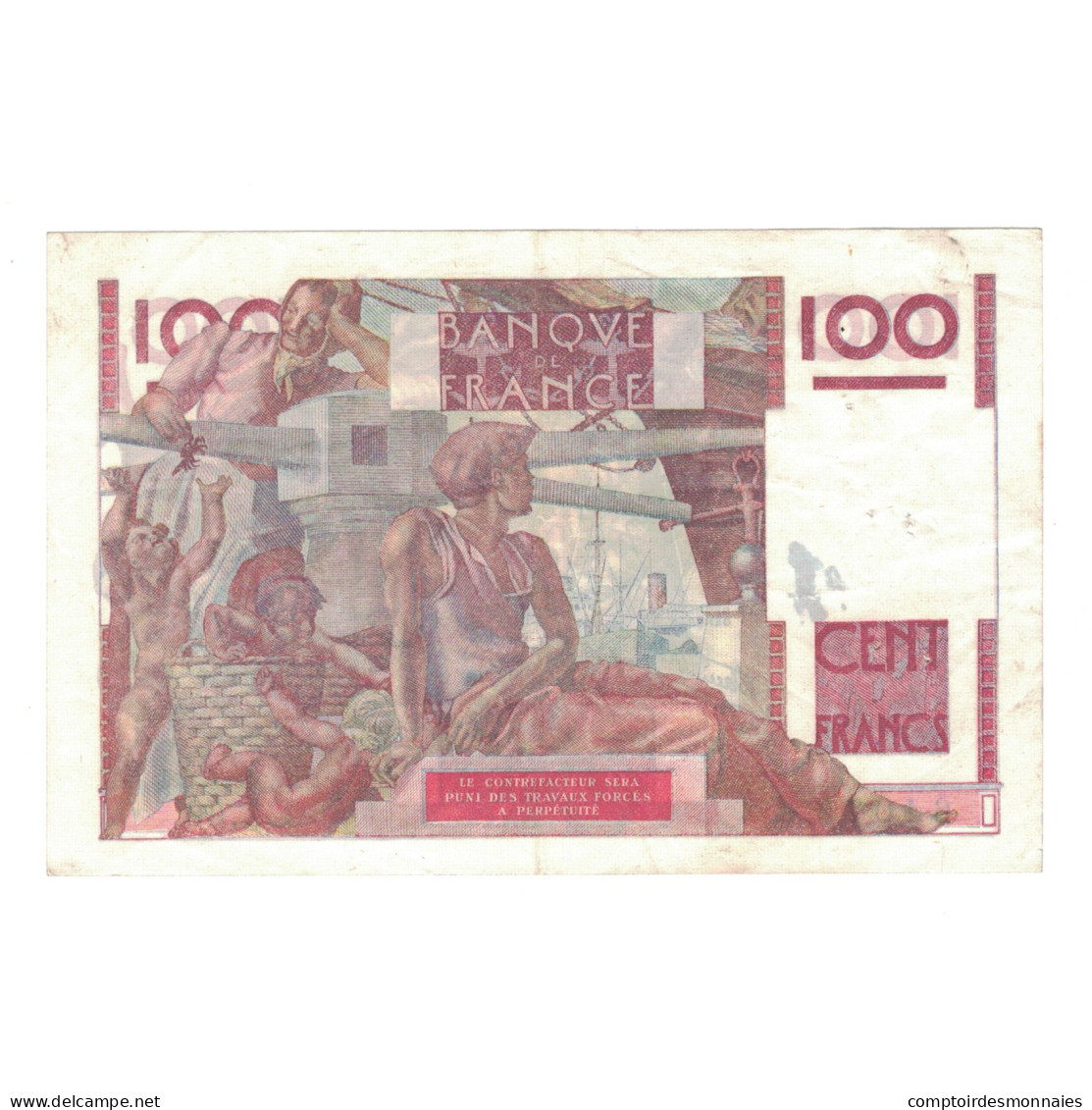 France, 100 Francs, Jeune Paysan, 1946, 1946-05-31, TTB, Fayette:28.5, KM:128a - 100 F 1945-1954 ''Jeune Paysan''