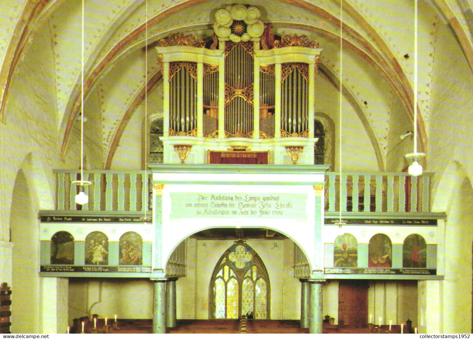 ALTENKIRCHEN, RHINELAND PALATINATE, CHURCH, ORGAN , ARCHITECTURE, GERMANY, POSTCARD - Altenkirchen