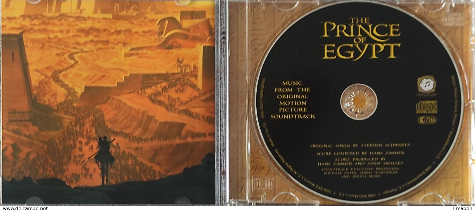 BORGATTA - FILM MUSIC  - Cd HANS ZIMMER  - THE PRINCE OF EGYPT - DREAMWORKS 1998- USATO In Buono Stato - Soundtracks, Film Music