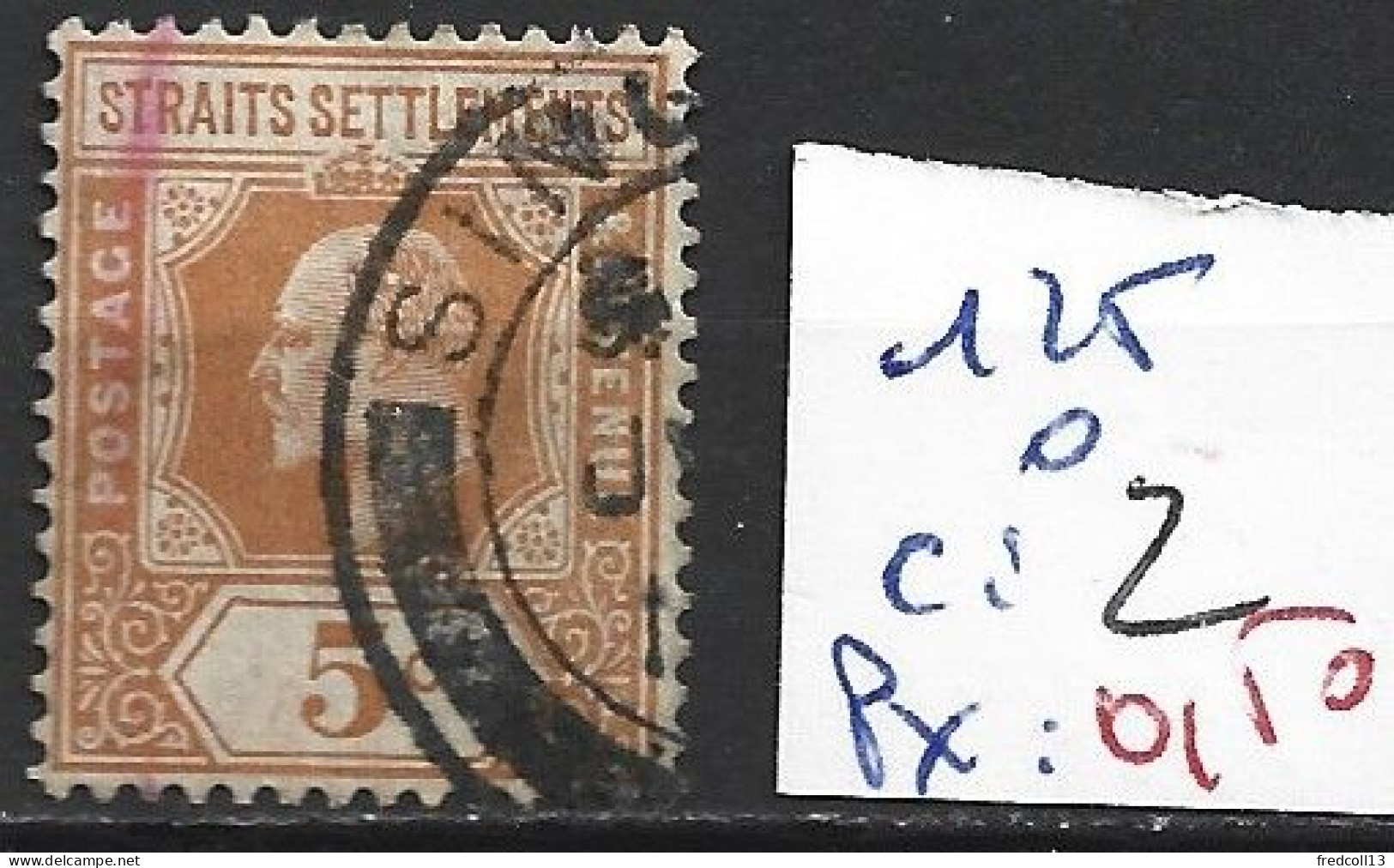 MALACCA 125 Oblitéré Côte 2 € - Malacca