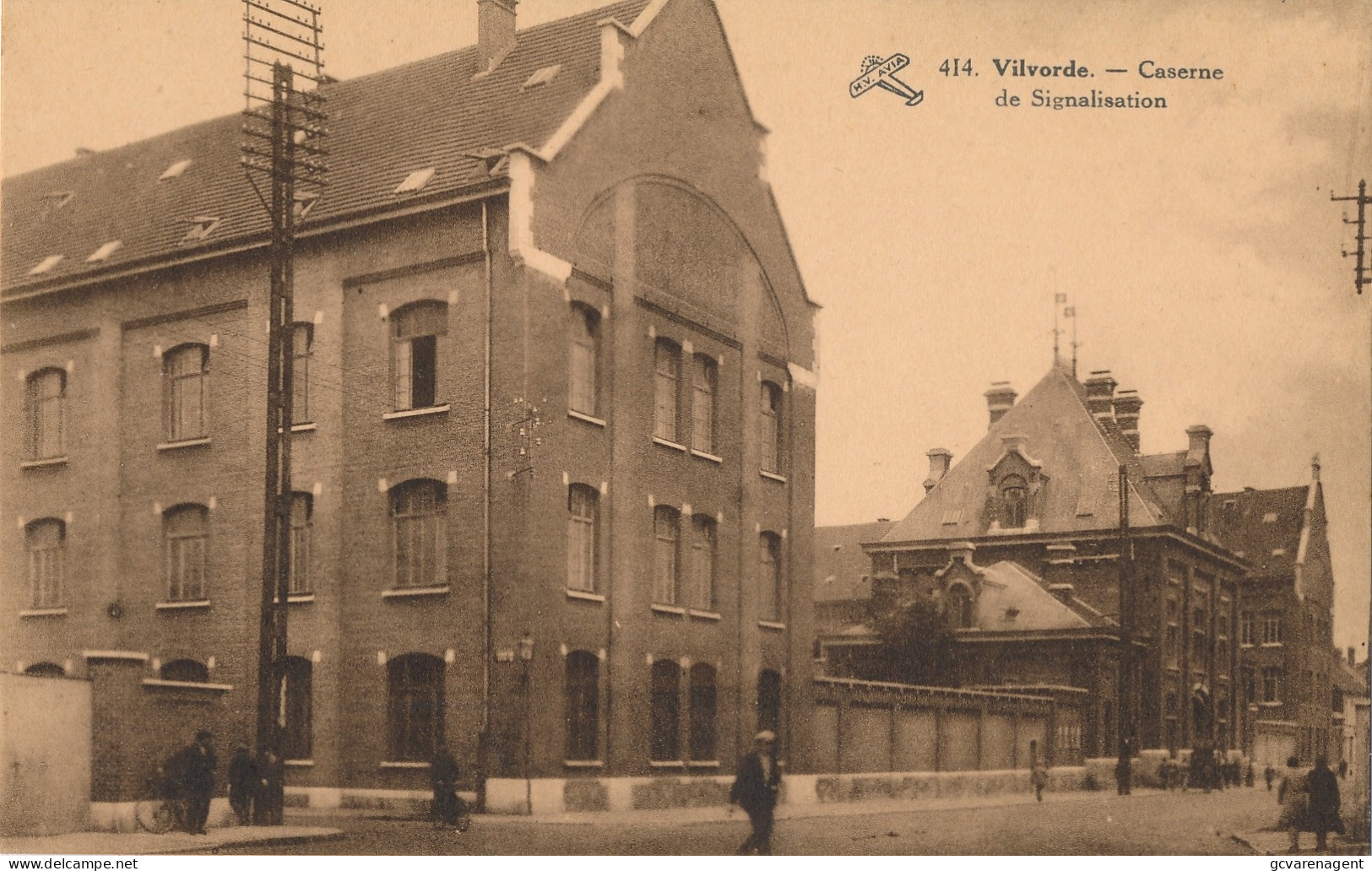 VILVOORDE   CASERNE DE SIGNALISATION        2 SCANS - Vilvoorde