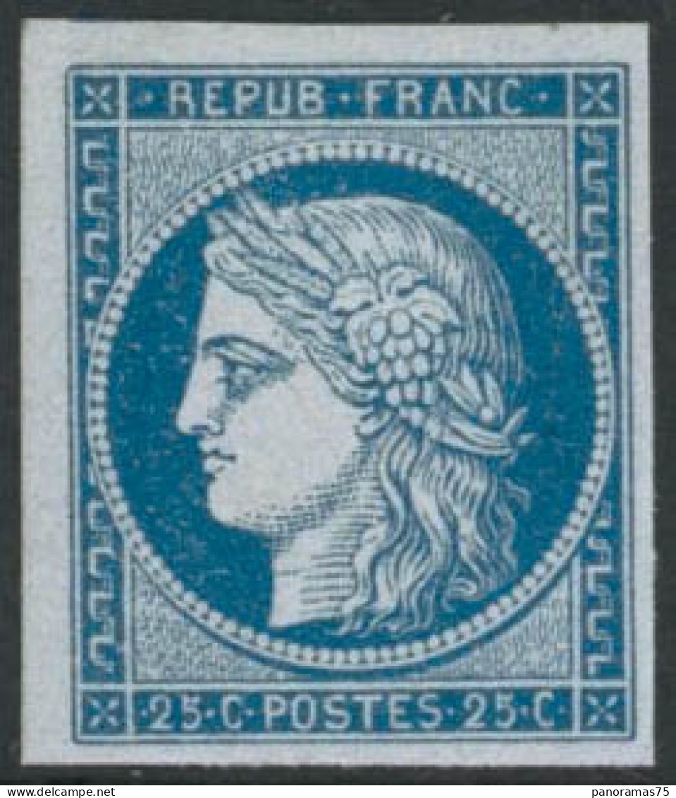 (*) N°4 Bleu Essai - TB - 1849-1850 Ceres