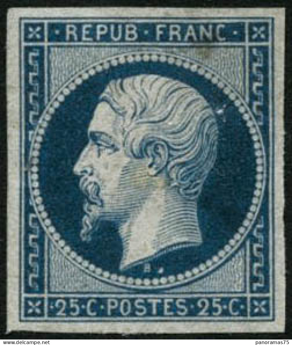 * N°10 25c Bleu, RARE - TB - 1852 Luigi-Napoleone