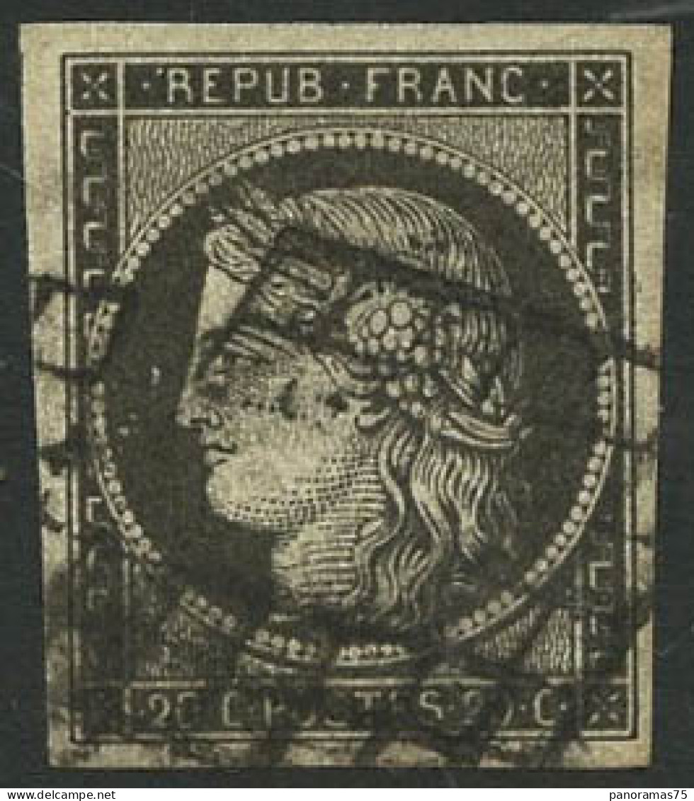 Obl. N°11 1c Olive, Paire - TB - 1853-1860 Napoléon III