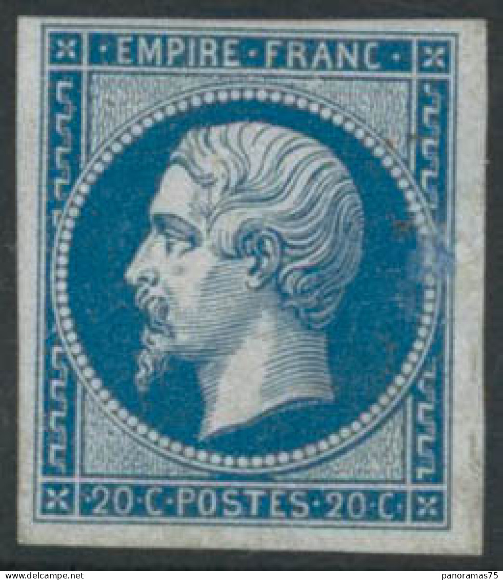 ** N°14B 20c Bleu, Type II - TB - 1853-1860 Napoléon III