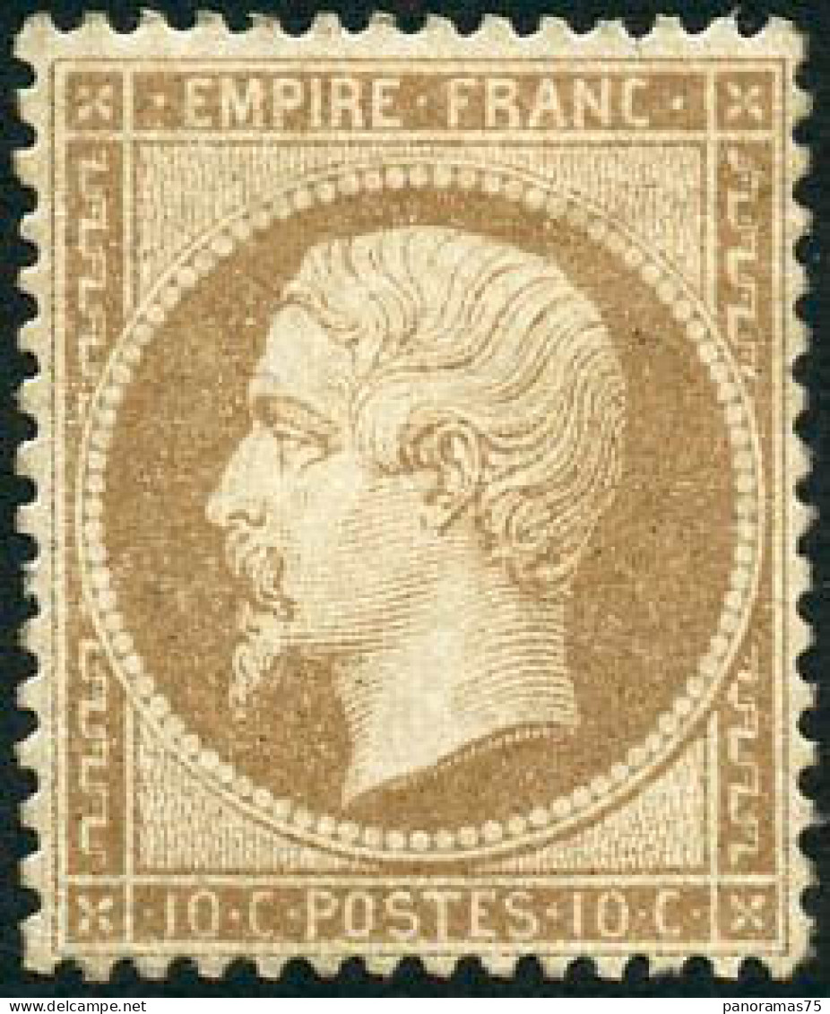 * N°21 10c Bistre, Très Bien Centré - TB - 1862 Napoleon III