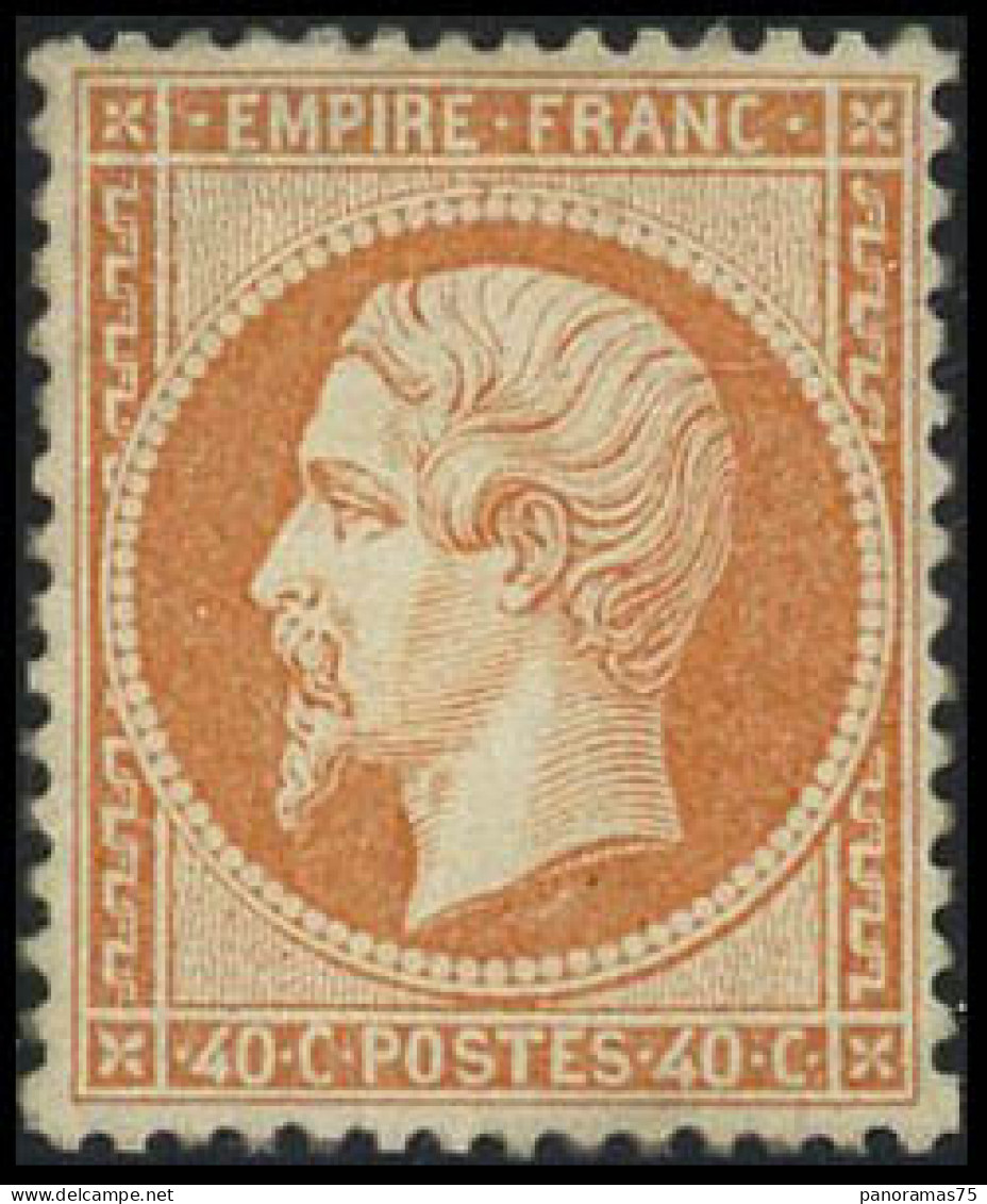 ** N°23 40s 40c Orange, Pièce De Luxe  - TB - 1862 Napoléon III.