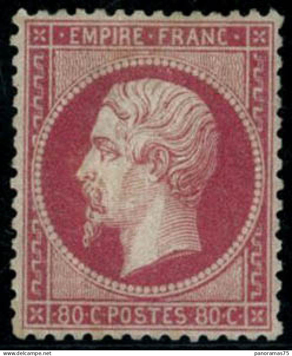 ** N°24 80c Rose, Pièce De Luxe Signé Brun - TB - 1862 Napoleon III