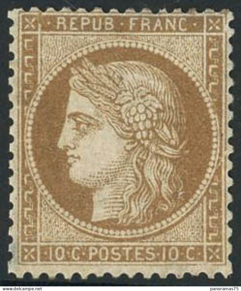 ** N°36 10c Bistre-jaune - TB - 1870 Siège De Paris